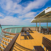 Siófok katamarán felső fedélzet