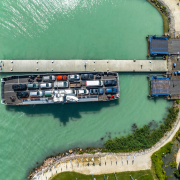 Baross Gábor komp a révben