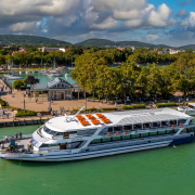 Balatonfüred hajóállomás Szent Miklós hajó