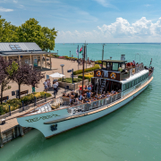 Balatonfüred hajóállomás Jókai nosztalgiahajó