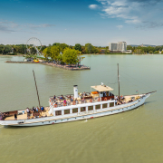 Keszthely Hajóállomás Helka nosztalgiahajó