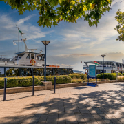 Balatonfüred hajóállomás Szent Miklós hajó