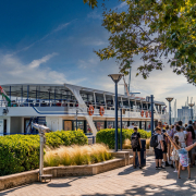 Balatonfüred hajóállomás Szent Miklós hajó