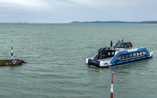 Komp a Balatonon